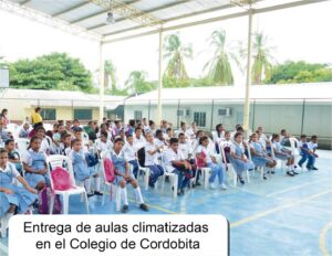 Delivery of air-conditioned classrooms_Colegio Cordobita Cienaga